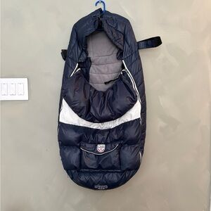 7AM Enfant Navy and Gray Sleeping Bag